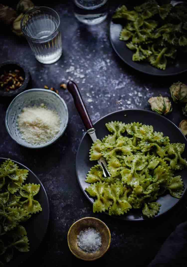 Marks And Spencer Copycat Spinach Pesto And Pine Nut Pasta Tiffin And Tea