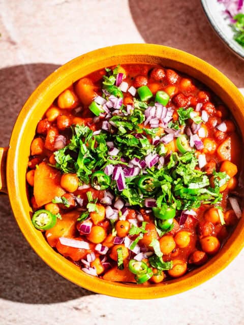 Chcna Masala in a bowl