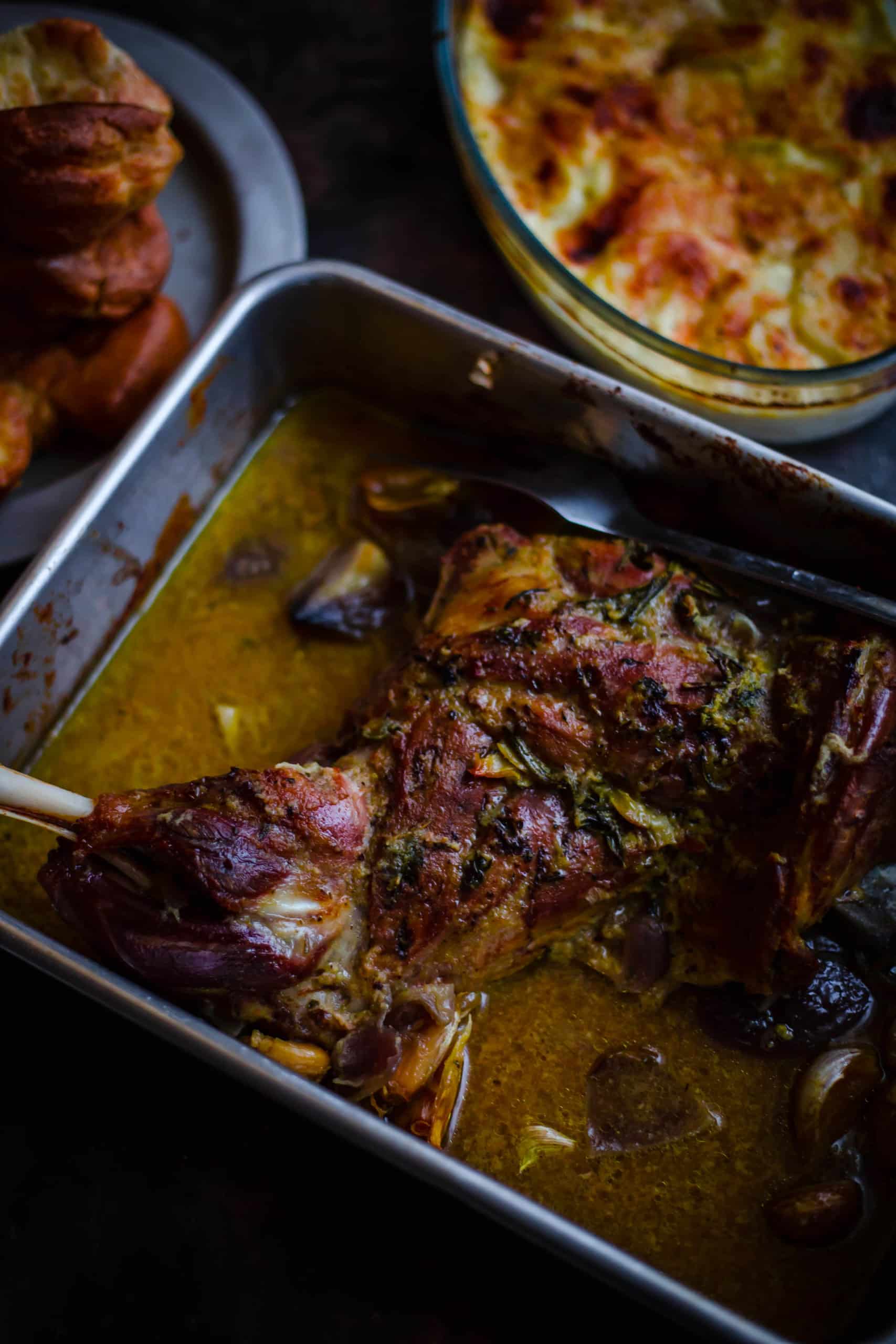 Slow Cooked Lamb Shoulder - Tiffin And Tea