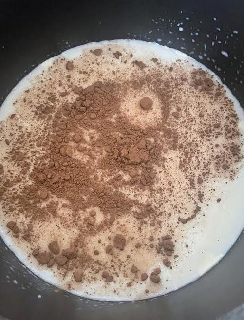 Milk and Cocoa in a pot