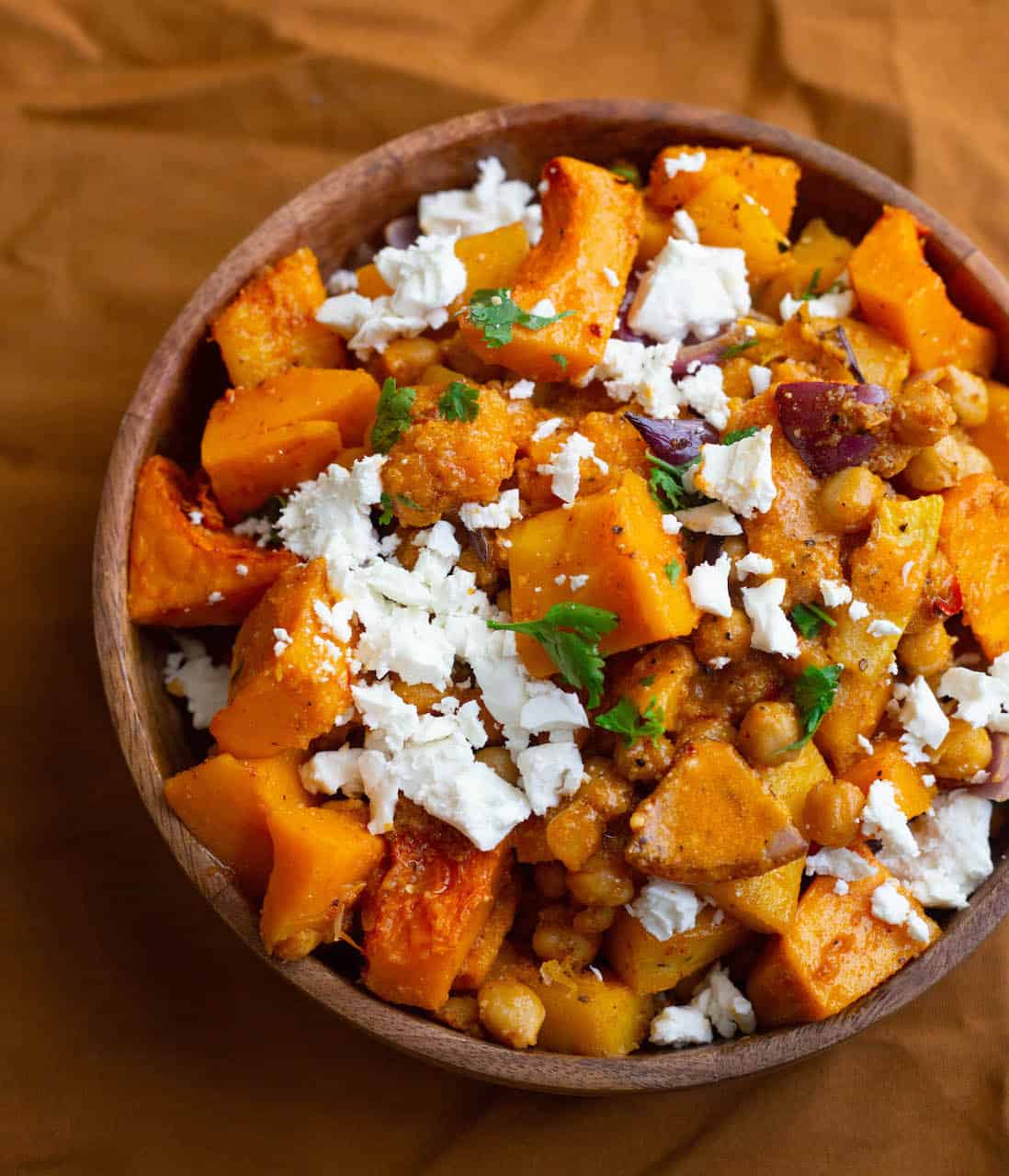 Pumpkin Salad in a bowl