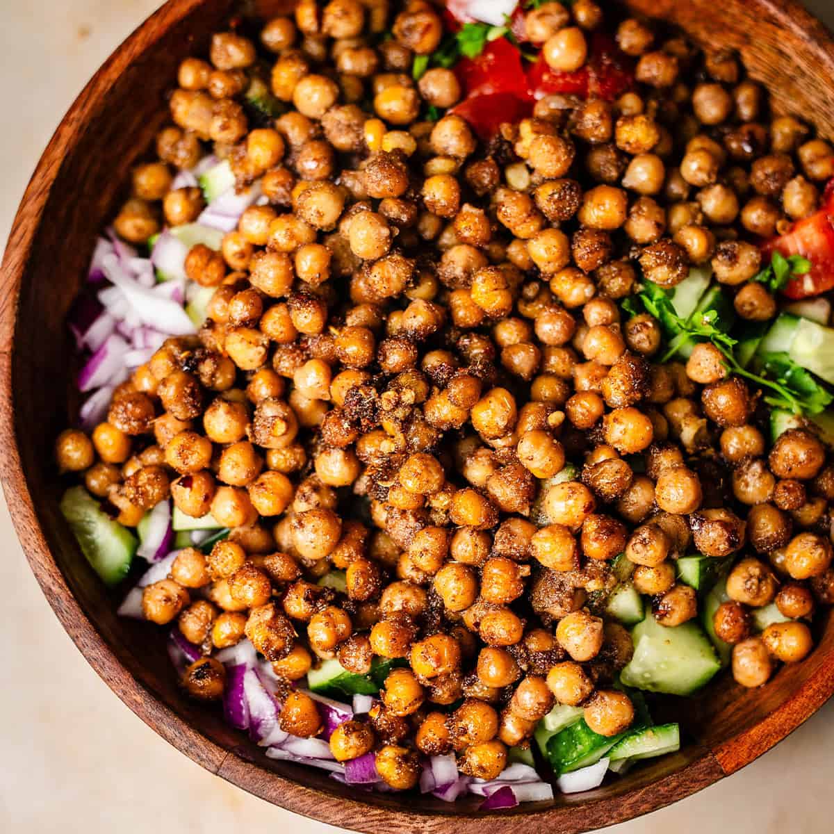 Lebanese Chickpea Mezze Bowl Salad Lebanese chickpea mezze bowl