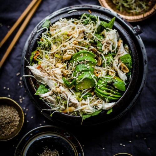 Khloe Kardashians Chinese Chicken Salad - Health Nut CopyCat - Tiffin And  Tea