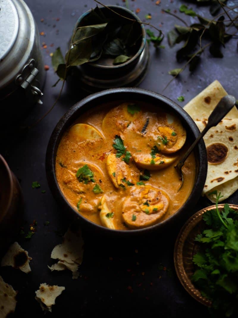 South Indian Style Egg Curry - Tiffin And Tea