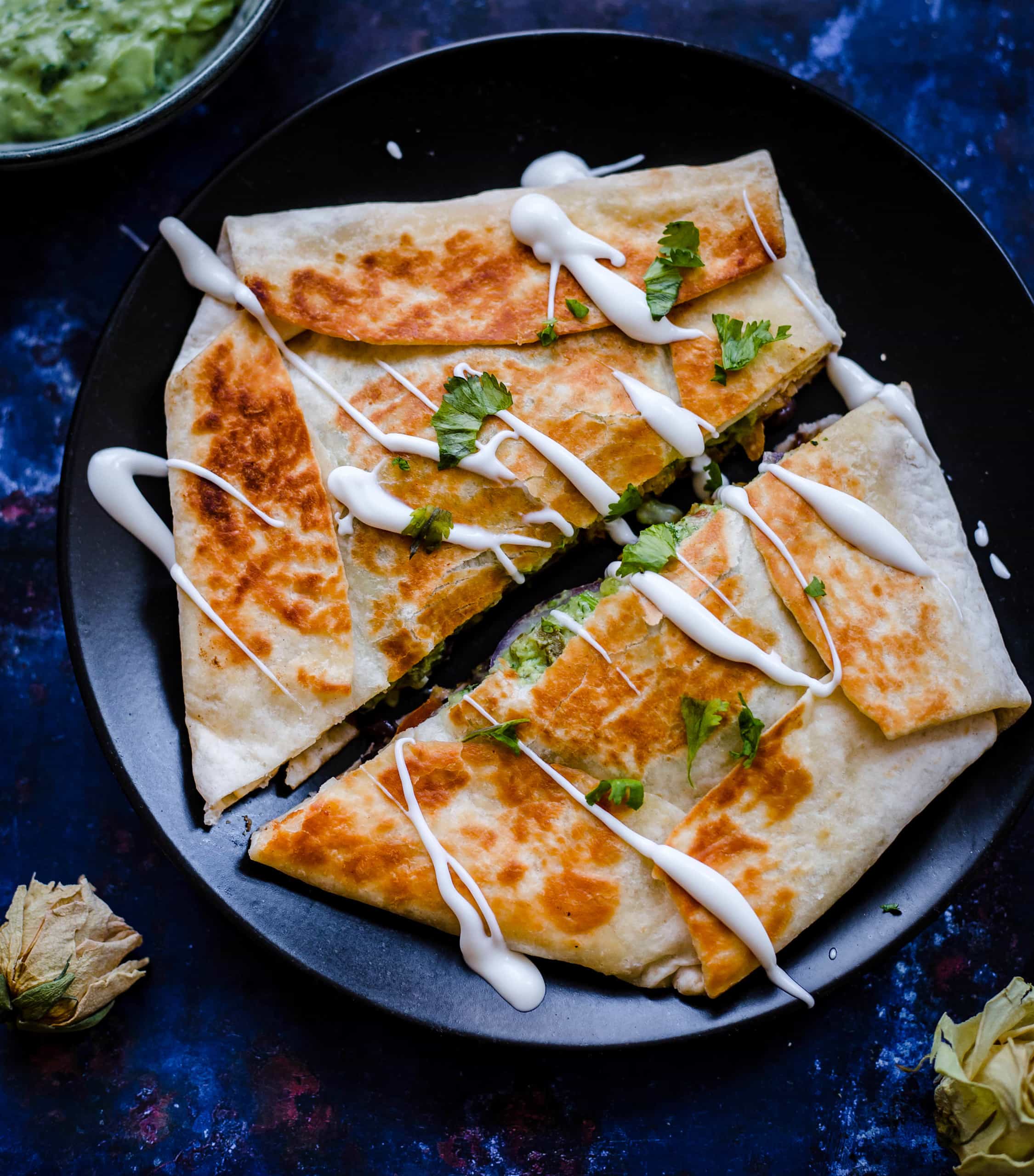 Vegetarian Loaded Mexican Tortilla Pan - Nicky's Kitchen Sanctuary