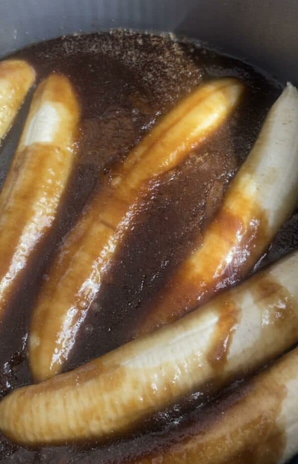 Caramel and Bananas in tin
