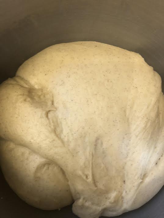 Dough formed into balls