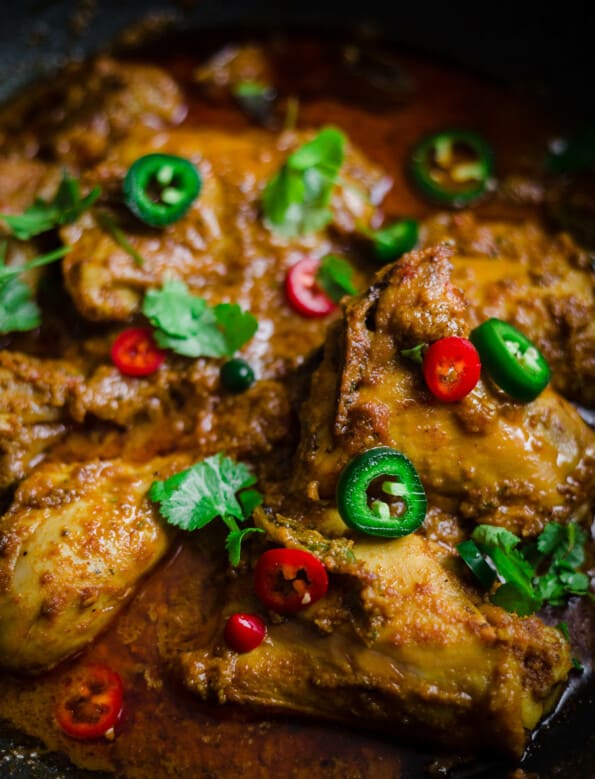 Chicken Karahi in pot