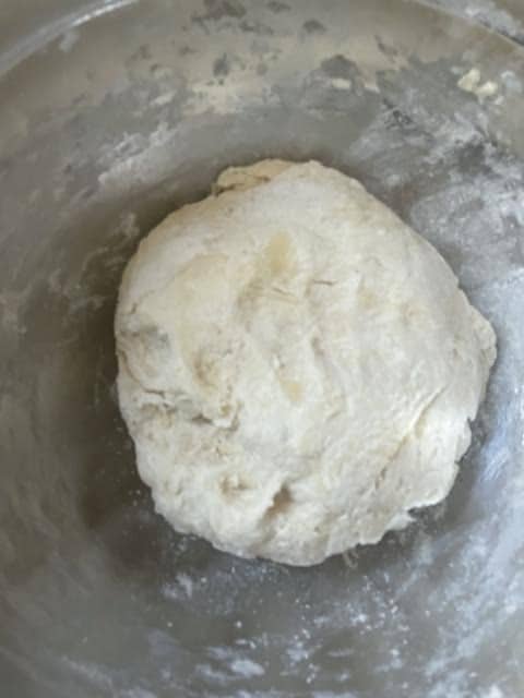 Dough in bowl