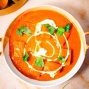 Paneer makhani in bowl