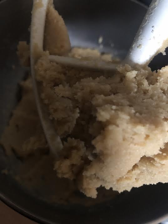 Butter and Sugar mixed in a bowl