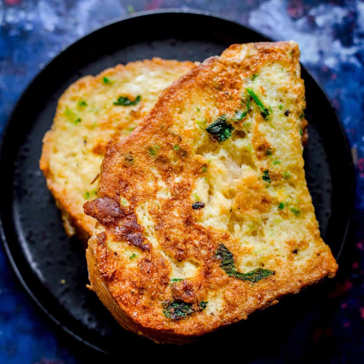 2 french toast in plate