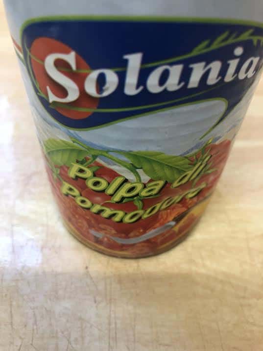 Solania tomato tin 