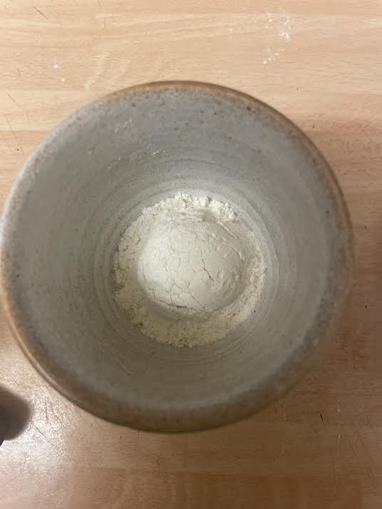 Flour in cup