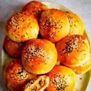 Chicken Buns on platter