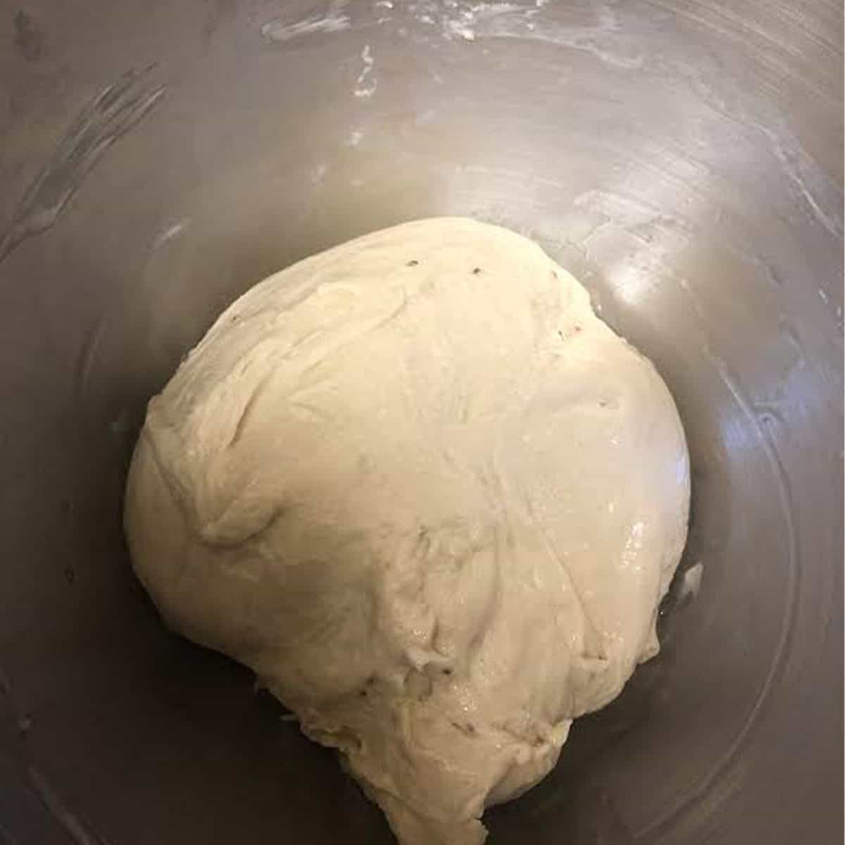 Dough in bowl