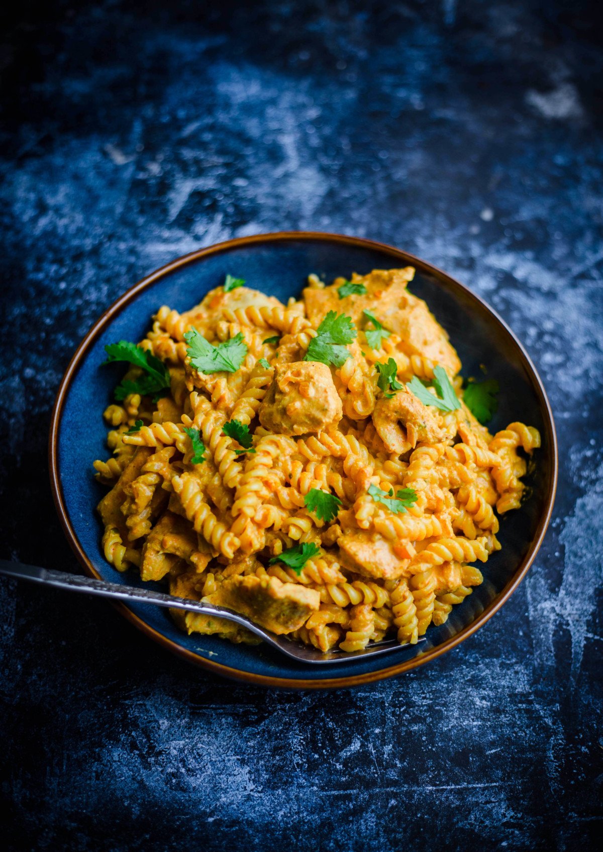 Penne Pasta with Minced Chicken - The Indian Claypot