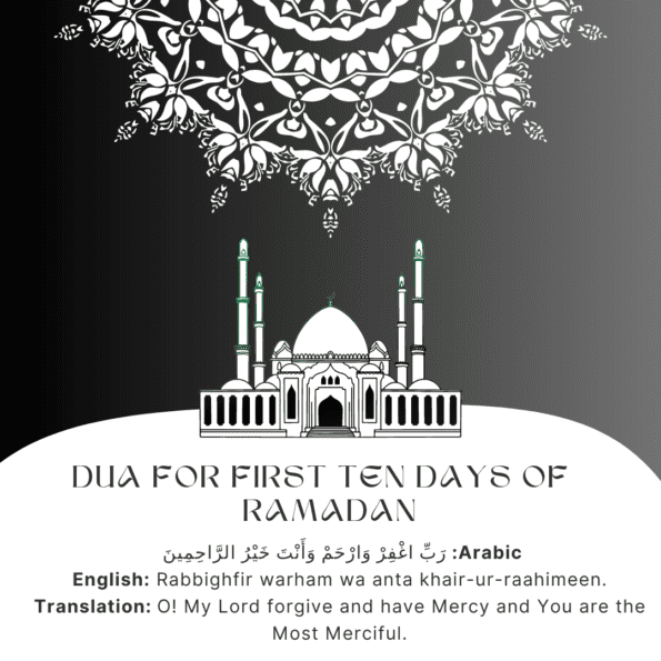 Dua for first 10 days of Ramadan