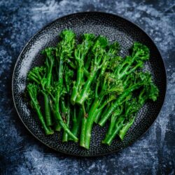 Tenderestem Broccoli in a plate