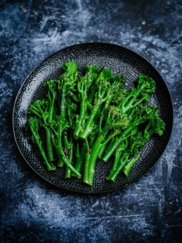 Tenderestem Broccoli in a plate