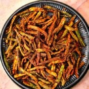 Okra Fries in plate