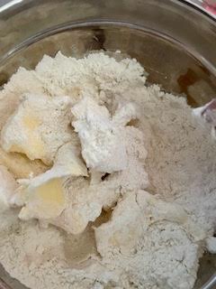Butter and Flour in a bowl