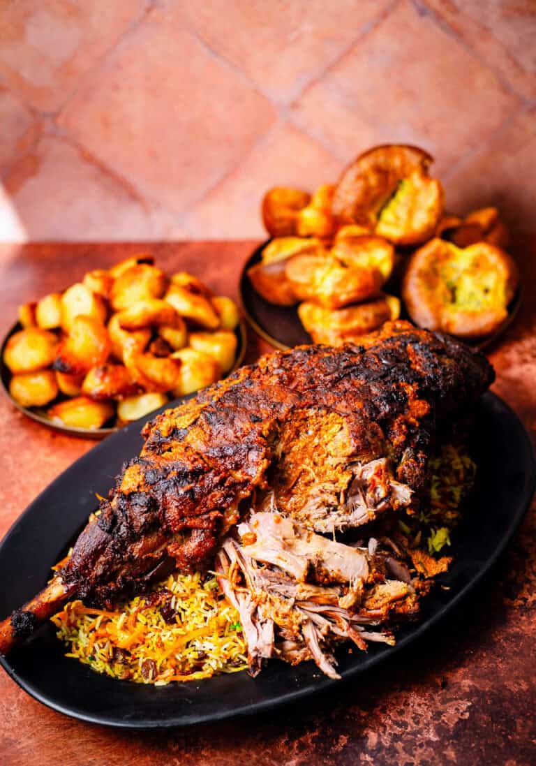 The Most tender Lamb of Leg - Lamb Raan Marinade - Tiffin And Tea