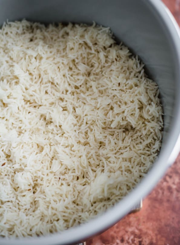 Rice in inner pot of ninja foodi 
