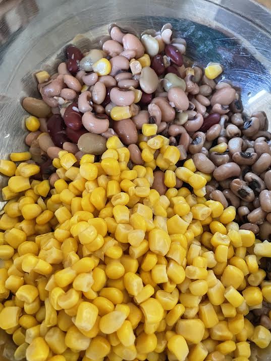 Corn and Beans in a bowl