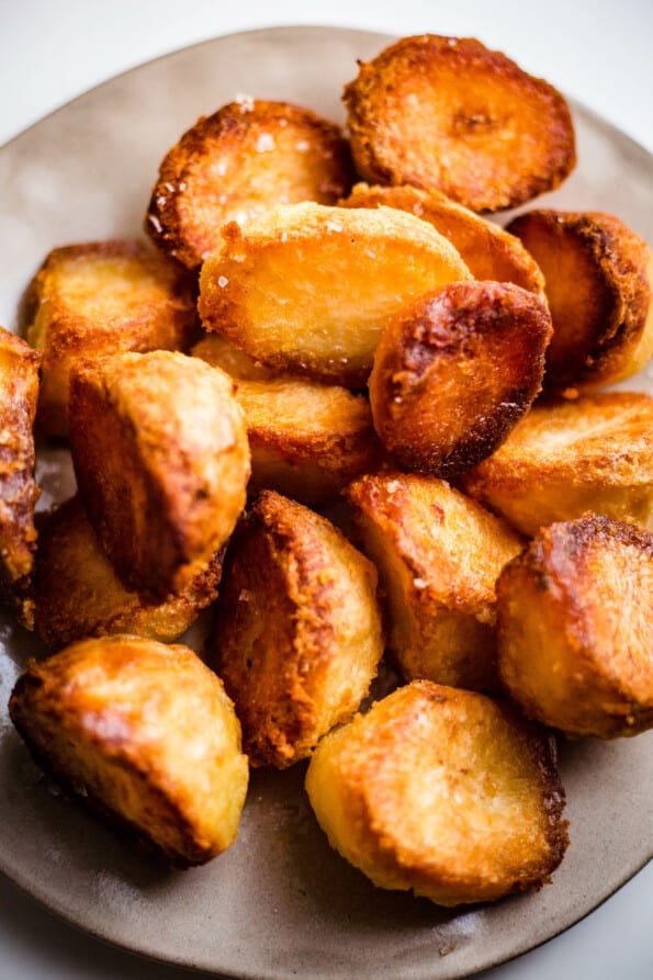 Roast Potatoes on a plate