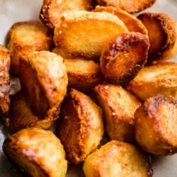Roast Potatoes on a plate