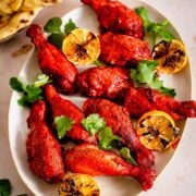 Tandoori Chicken on platter