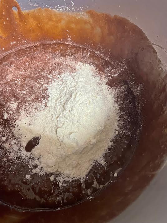 Flour and Cocoa in bowl