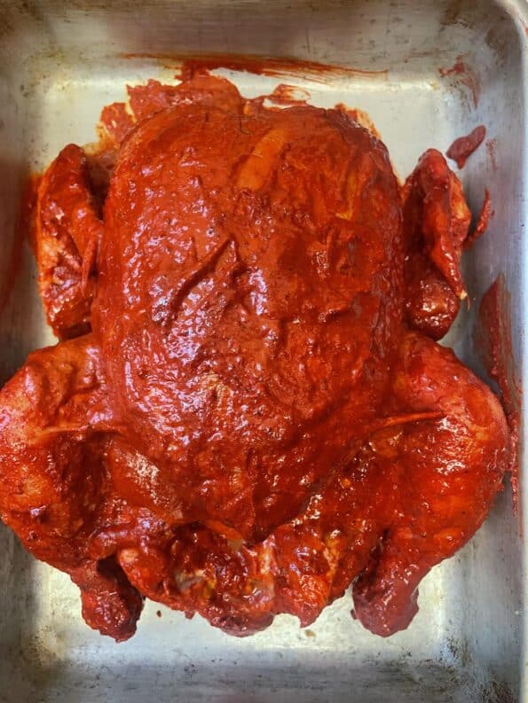 Marinaded Tandoori Chicken in tin