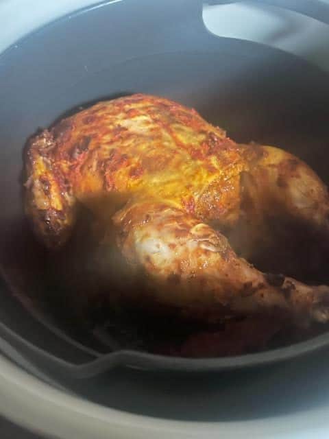 Whole chicken in air fryer