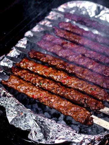 Adana Kebabs on Barbeque