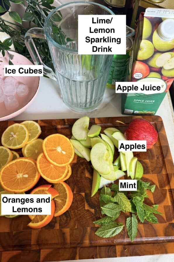Ingredients for recipe