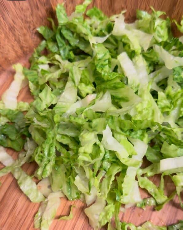 Lettuce in a bowl
