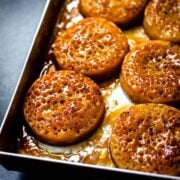 Honey Butter Crumpets in a tin