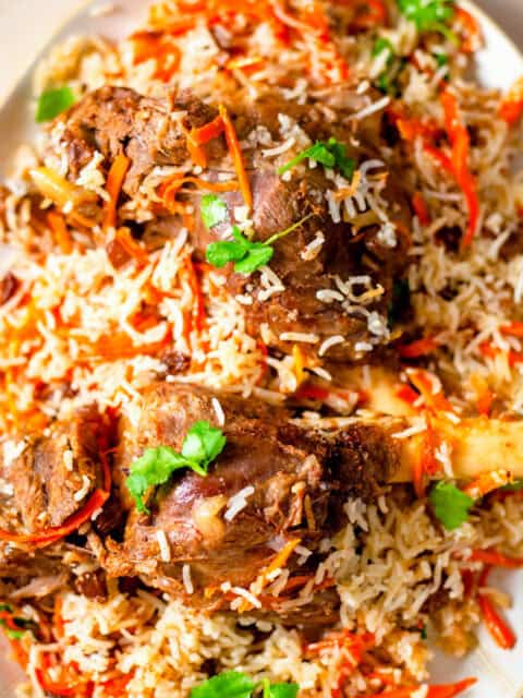 Qabuli Puloa in dish