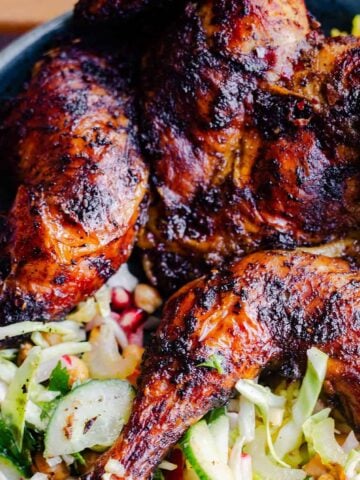 Harissa Chicken in plate