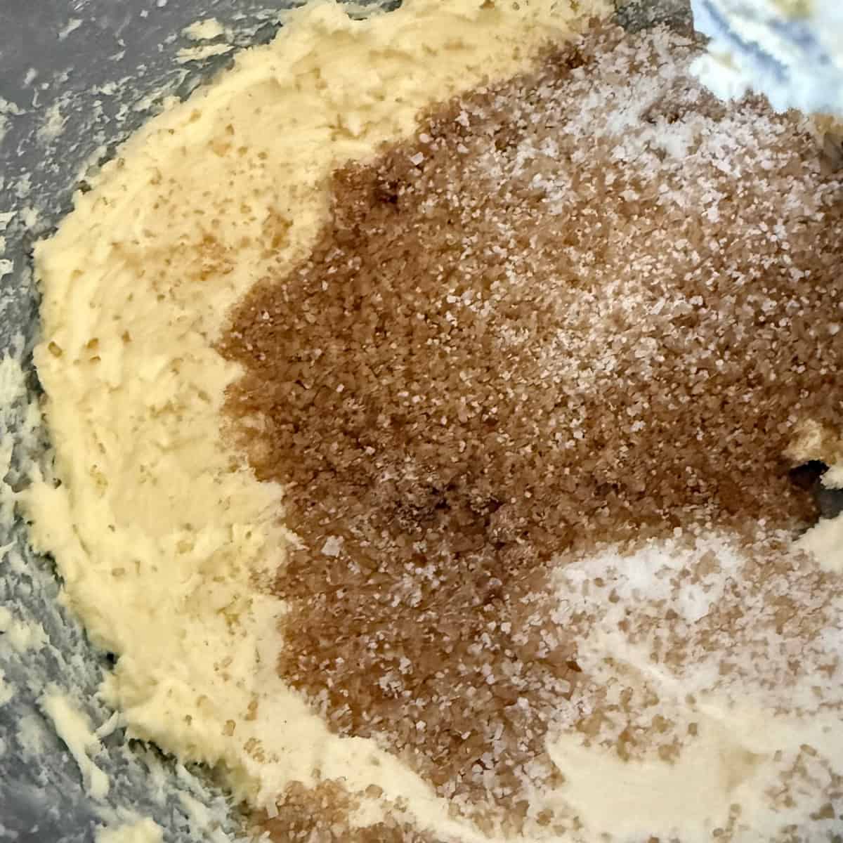 Sugars added to bowl