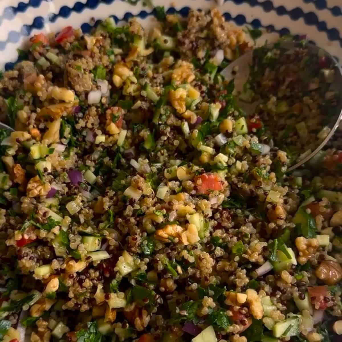 Tabbouleh in bowl