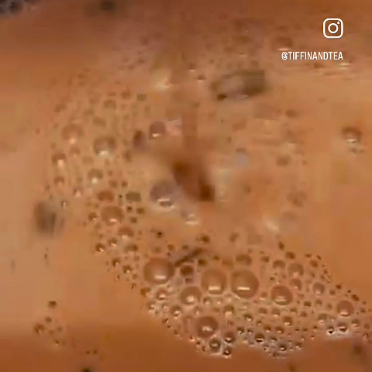 Frothy Chai in pot