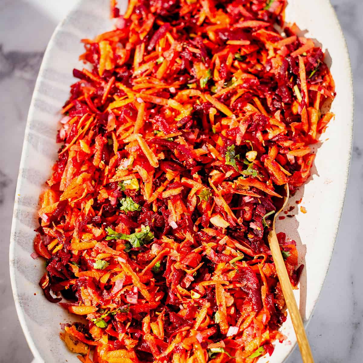 Carrot beetroot salad